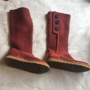 UGG Classic Cardy Knit Boots